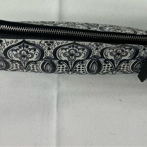 Brighton Black and White Patterned Zipper Pouch